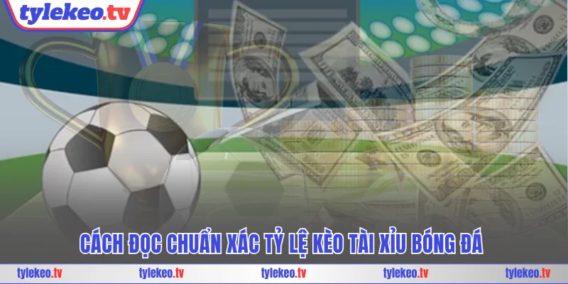 Cách đọc chuẩn xác tỷ lệ kèo tài xỉu bóng đá 